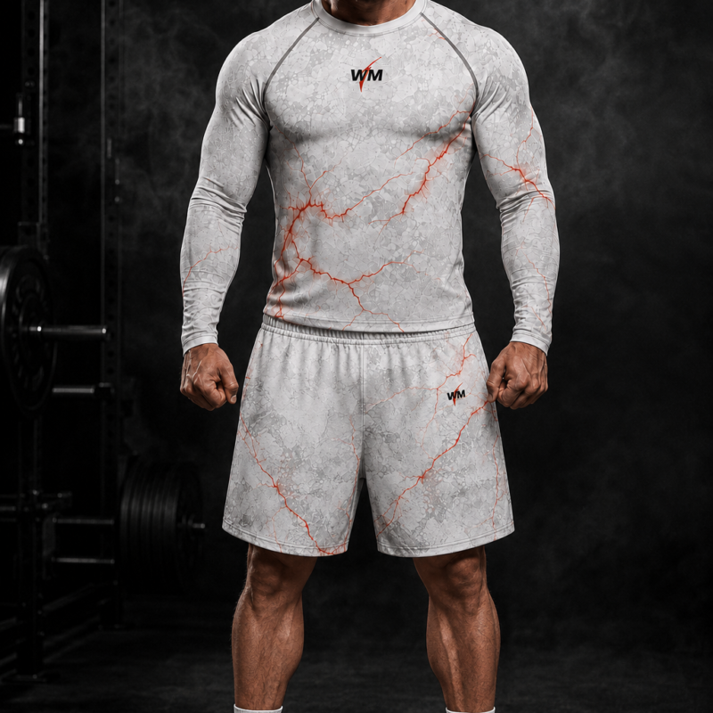 Performance Shorts - White Thunder