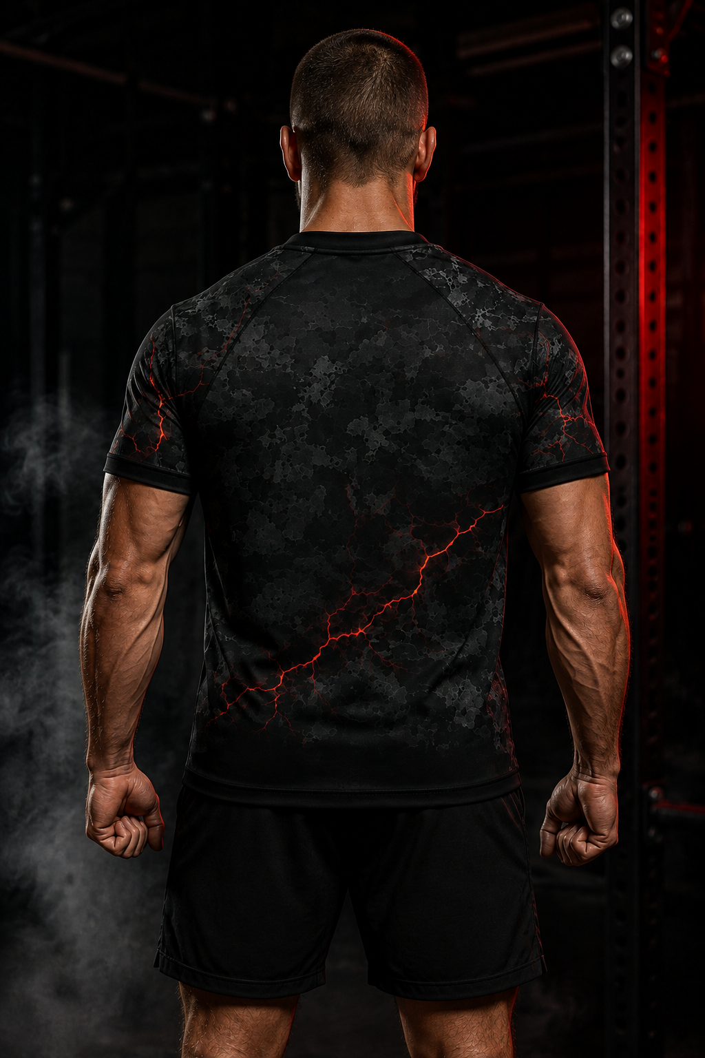 Rash Guard à manches courtes - Edition Red Thunder – Image 2