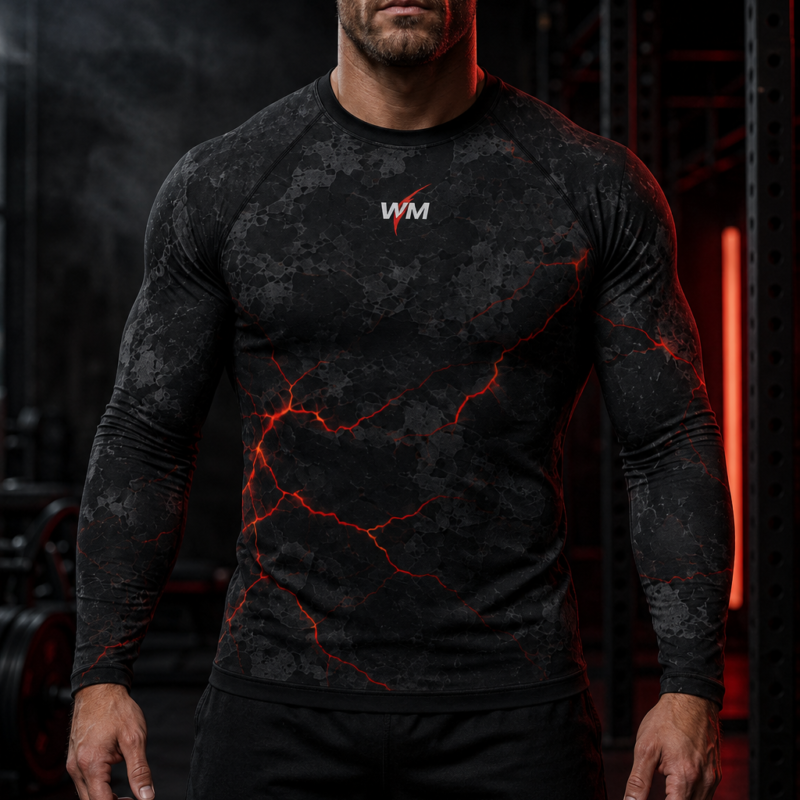 Rash Guard Iron Discipline - Edition Red Thunder