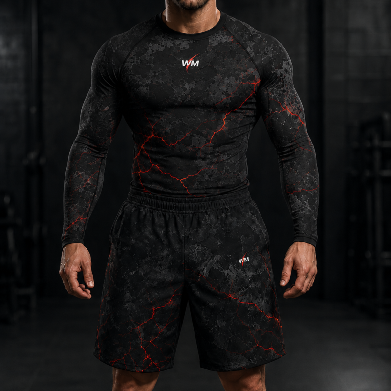 Performance Shorts - Red Thunder